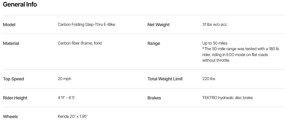 Urtopia Carbon Fold Step-Thru