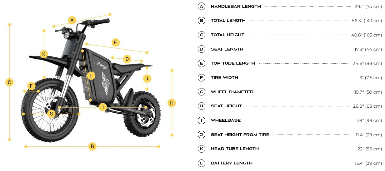 Freego X0 mini bike