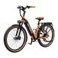 Heybike Cityrun - honey orange side view