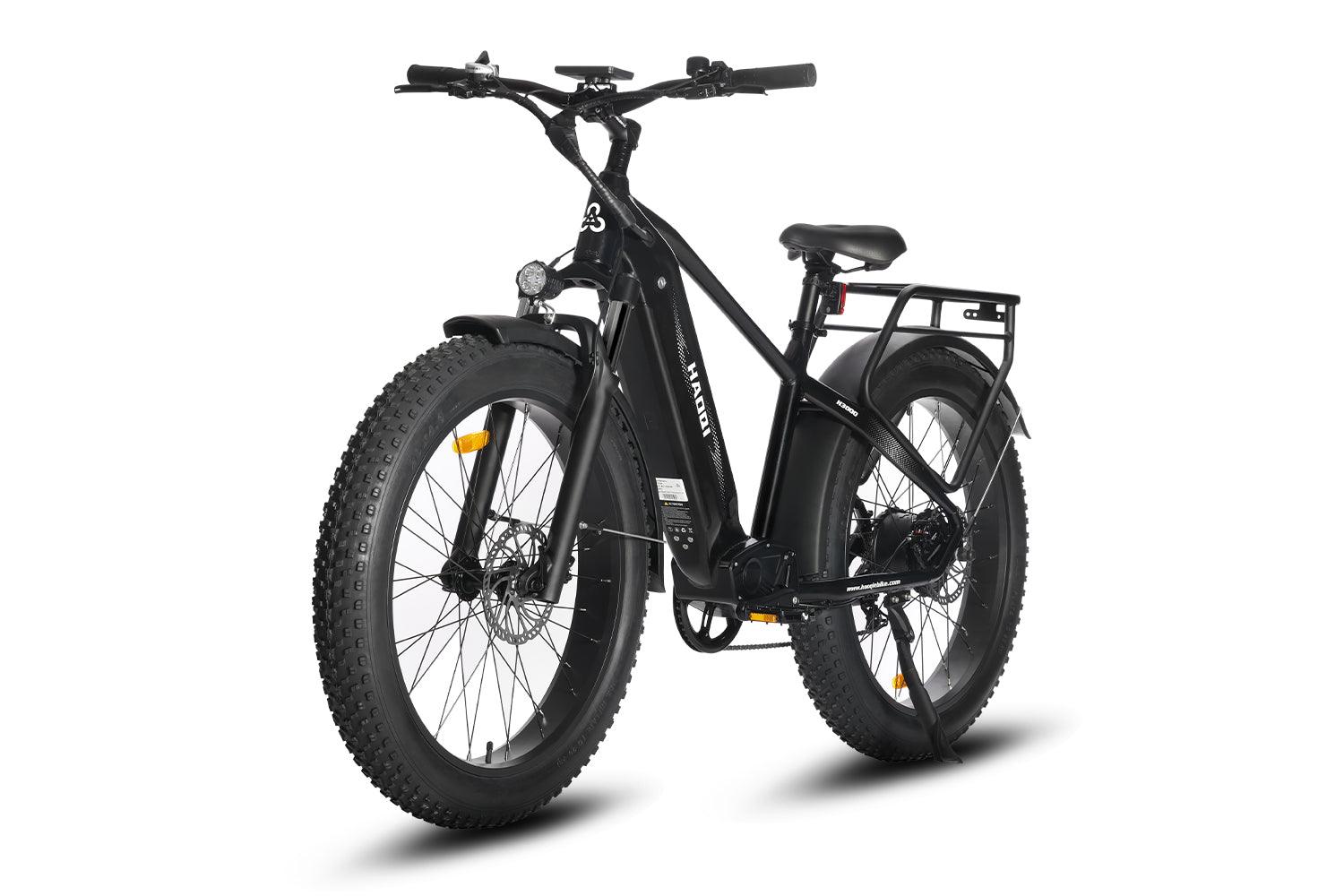 electric bicycle longest range Haoqi Eagle 750W 20Ah Electric Bicycle, Step Over(Black)