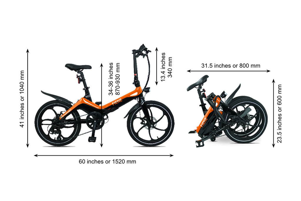 Blaupunkt Fiene E-Bike - Orange
